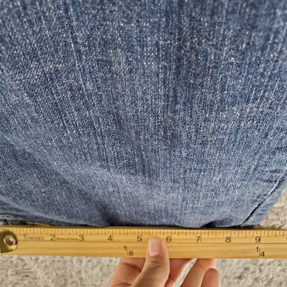 Levis Jeans Womens 12 Blue 529 Curvy Boot Cut Stretch Denim - Picture 8 of 10